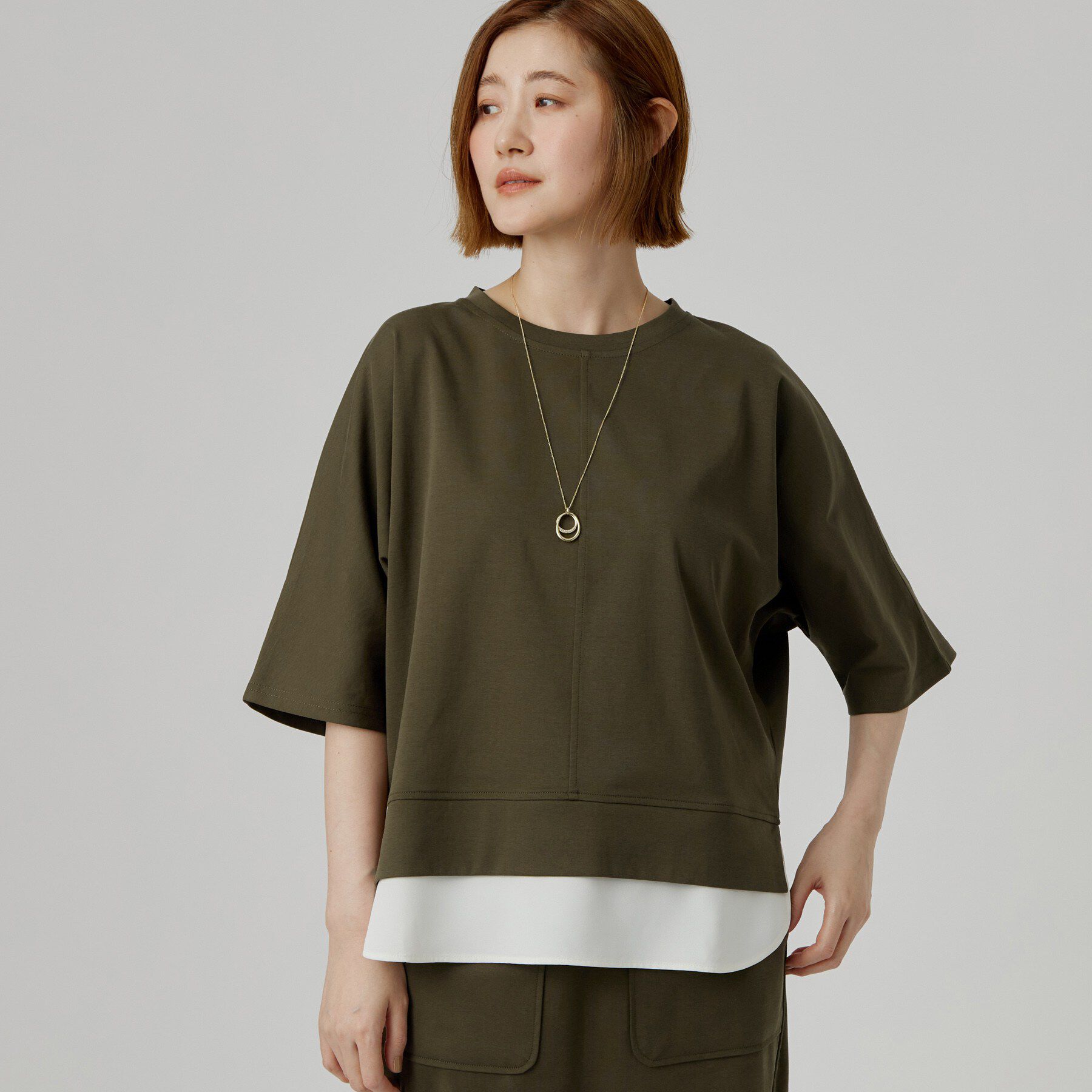 grove「【着回し◎】レイヤード風セットアップ」|スーツ|