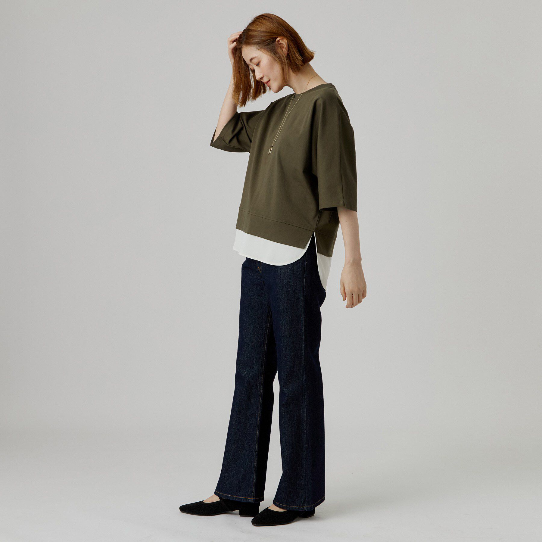 grove「【着回し◎】レイヤード風セットアップ」|スーツ|