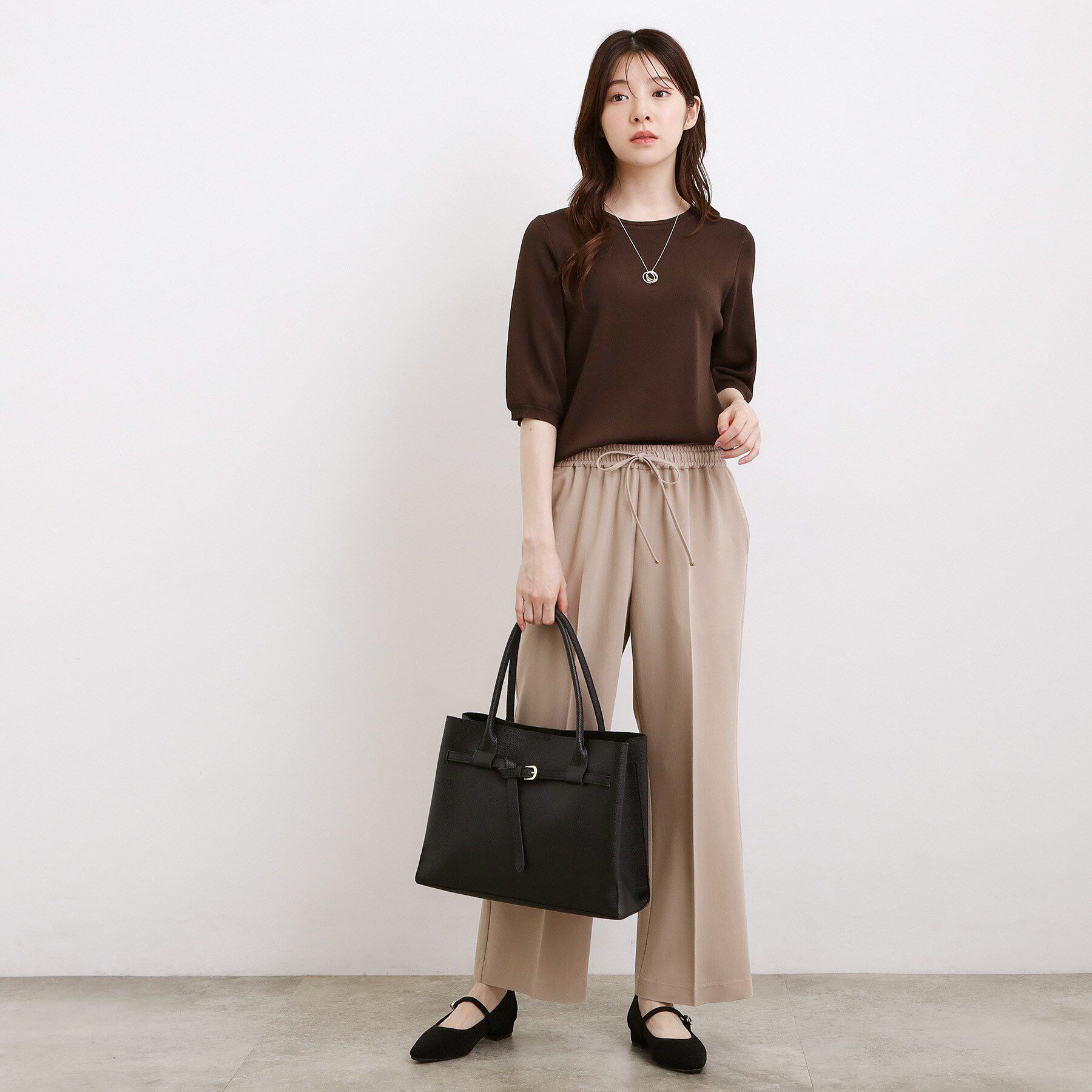 grove「【人間工学】ベルト中仕切りA4トート」|トートバッグ|