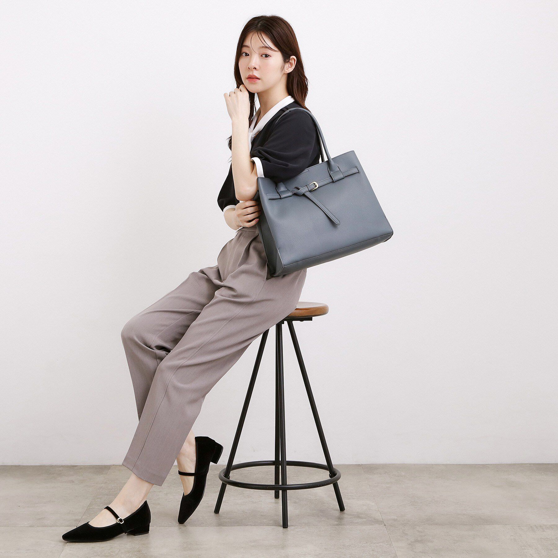 grove「【人間工学】ベルト中仕切りA4トート」|トートバッグ|