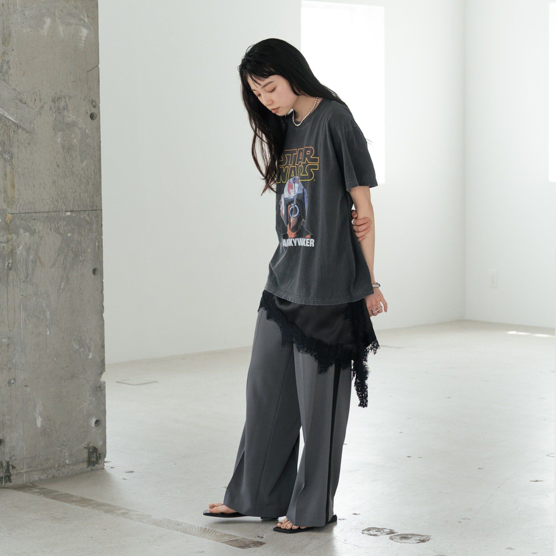 GALLEST「Comfy SET UP｜イージーサイドラインワイドパンツ【セットアップ対応／通勤／カセット服／接触」|その他|