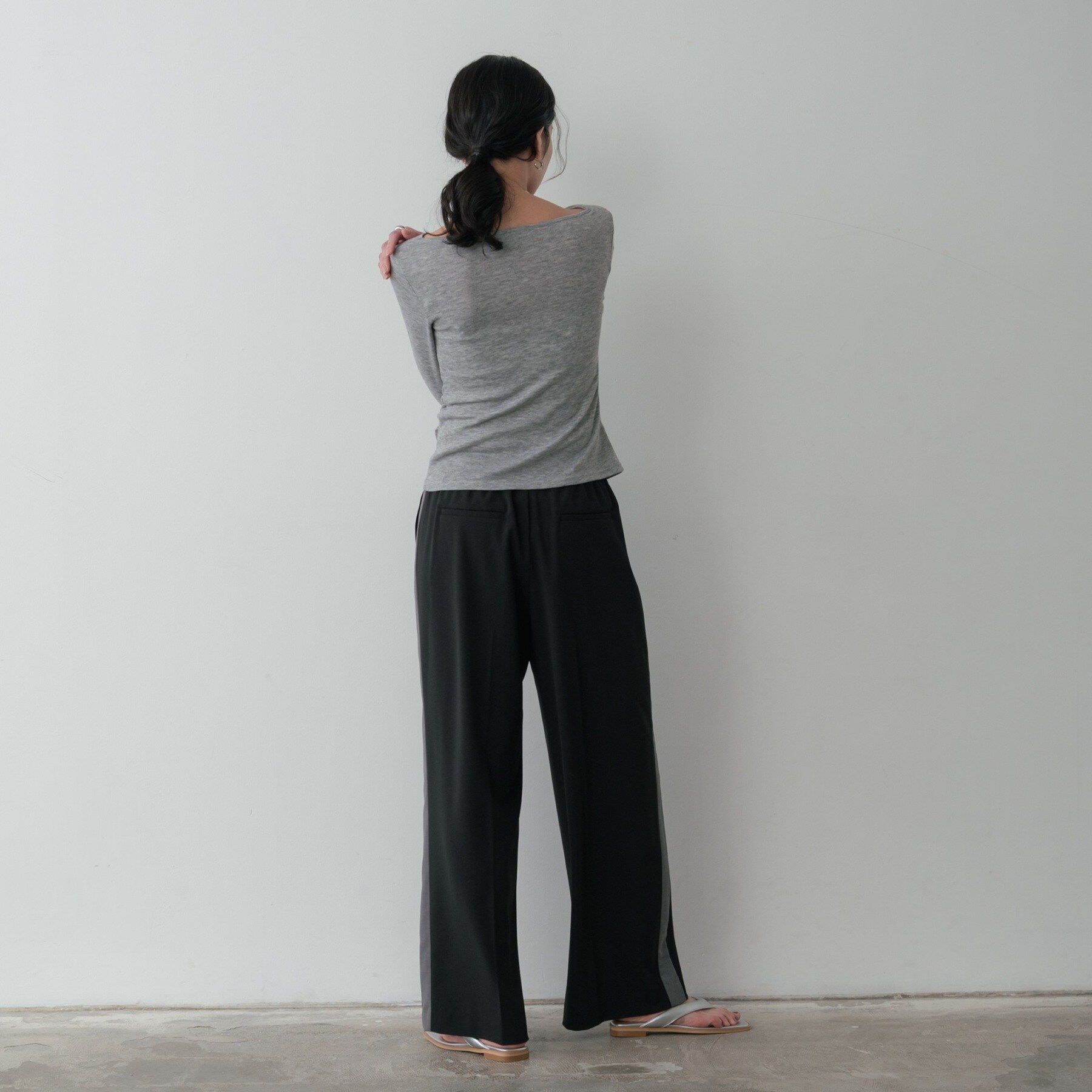 GALLEST「Comfy SET UP｜イージーサイドラインワイドパンツ【セットアップ対応／通勤／カセット服／接触」|その他|