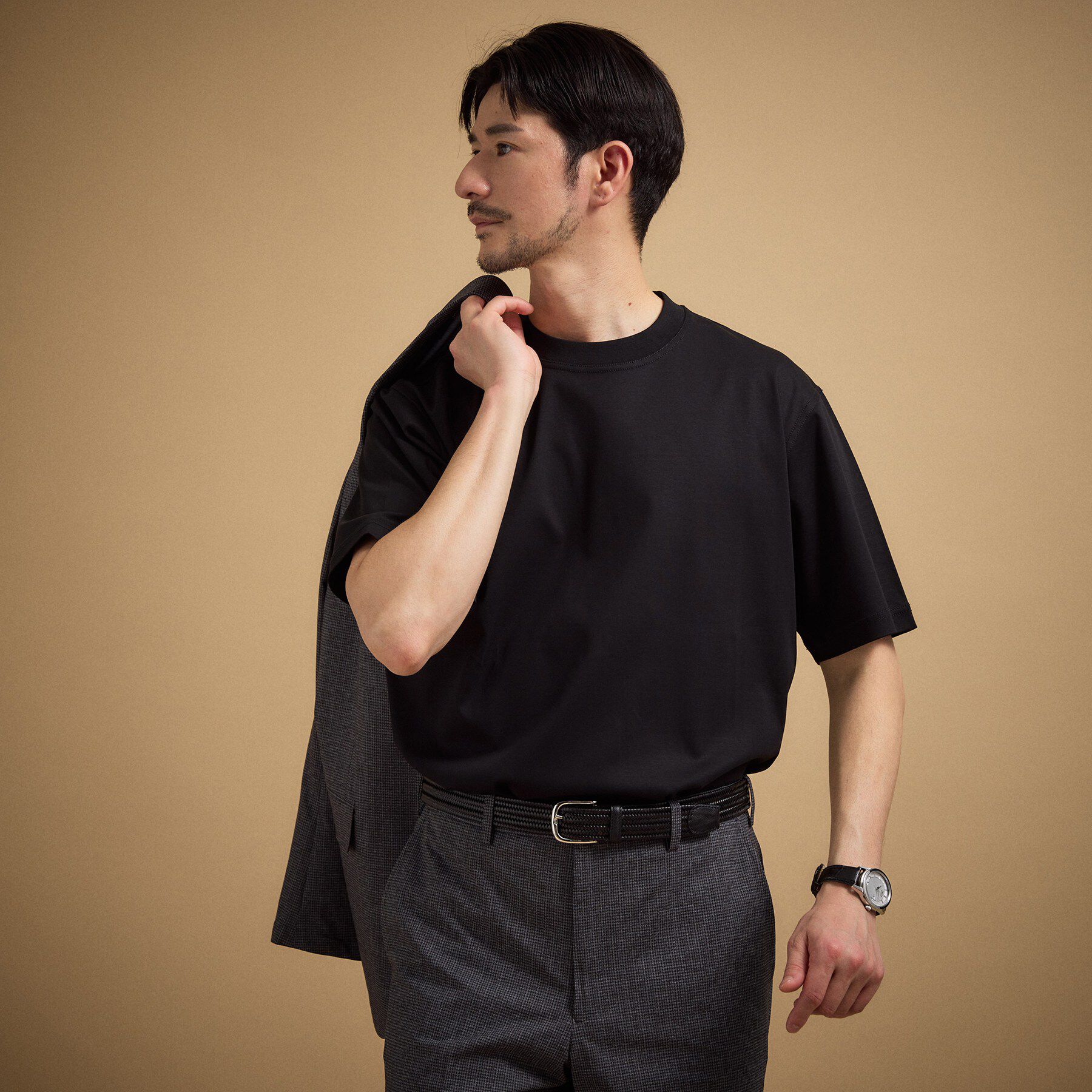 TAKEO KIKUCHI「【接触冷感】アイスクリアコットン Tシャツ」|Tシャツ・カットソー|