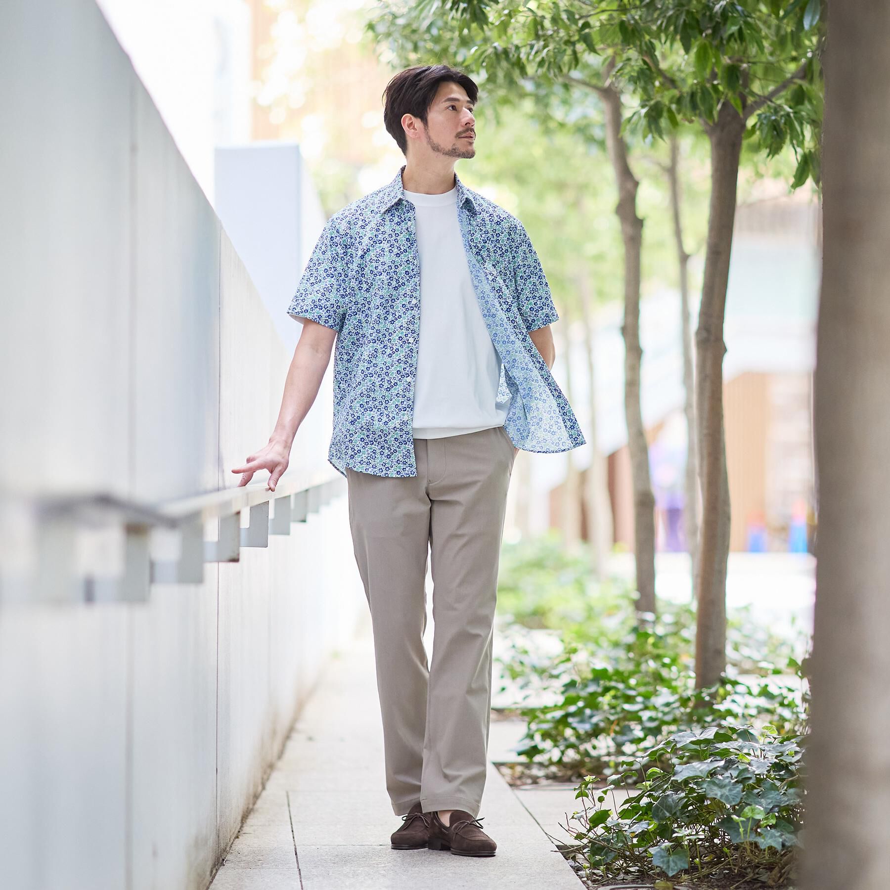 TAKEO KIKUCHI「【接触冷感】アイスクリアコットン Tシャツ」|Tシャツ・カットソー|