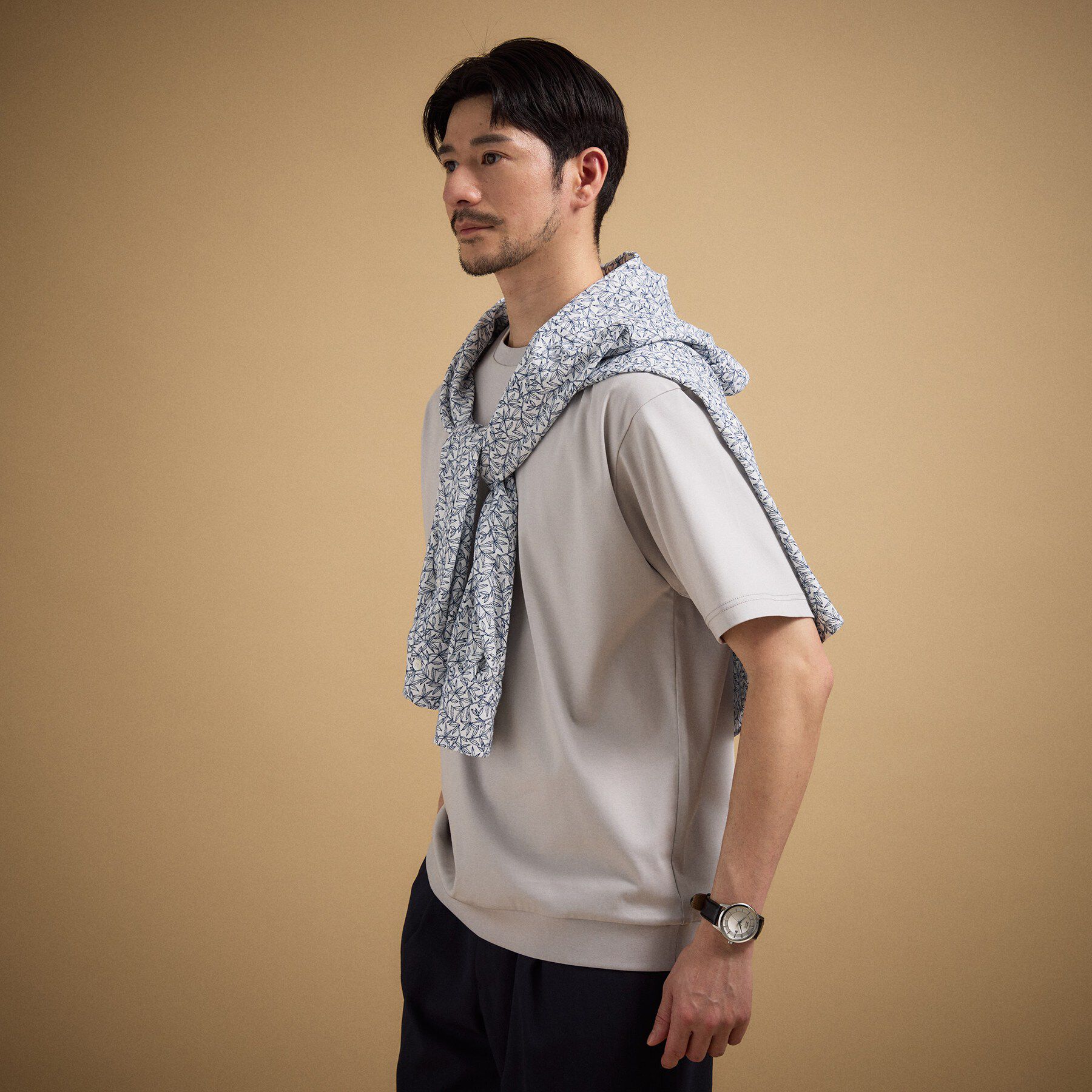 TAKEO KIKUCHI「【接触冷感】アイスクリアコットン Tシャツ」|Tシャツ・カットソー|