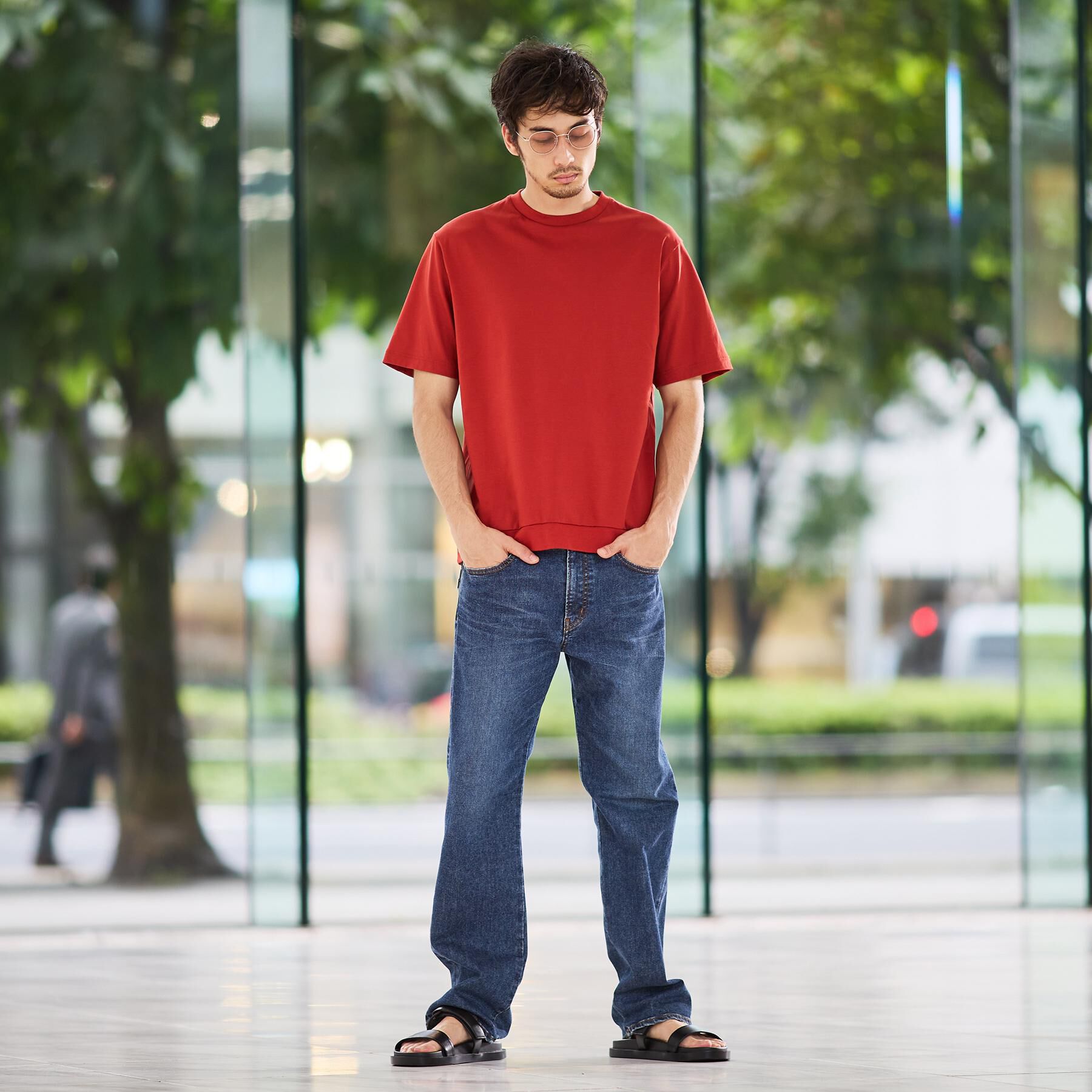 TAKEO KIKUCHI「【接触冷感】アイスクリアコットン Tシャツ」|Tシャツ・カットソー|