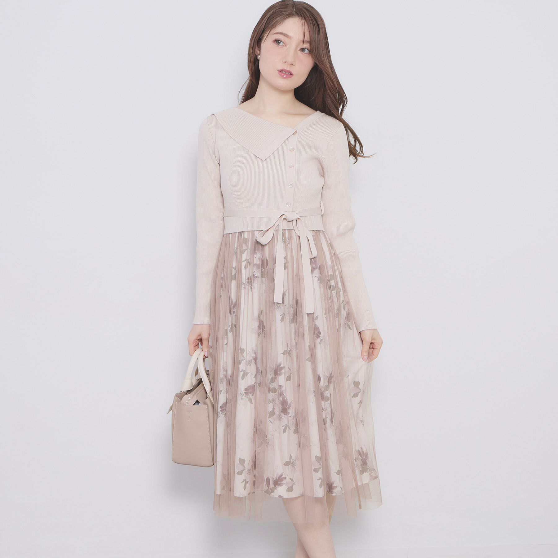 index「ドッキングニットワンピース【洗濯機OK／抗ピル】」|ワンピース|