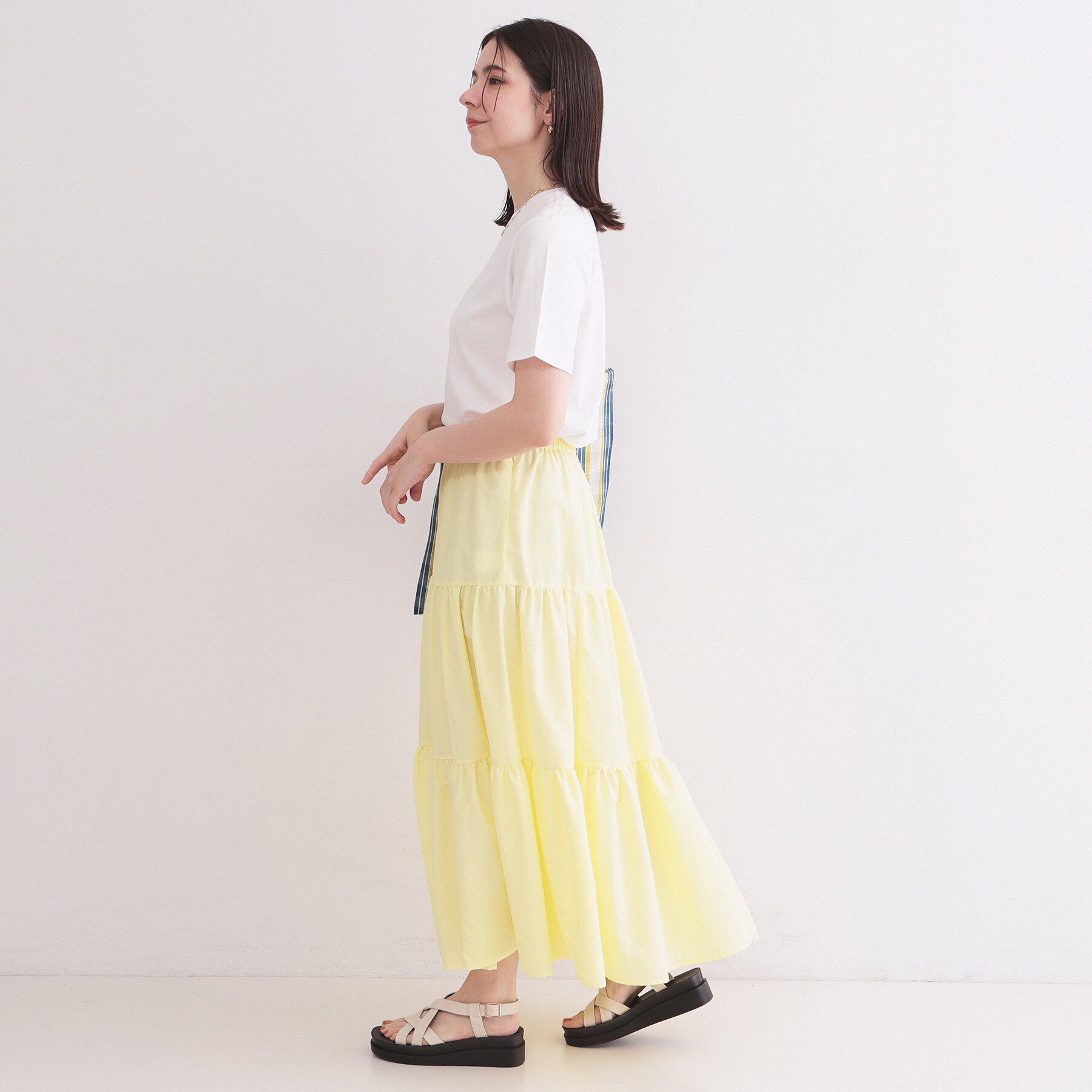OPAQUE.CLIP「ベーシックTシャツ／オーガニックコットン混【洗濯機OK】」|Tシャツ・カットソー|
