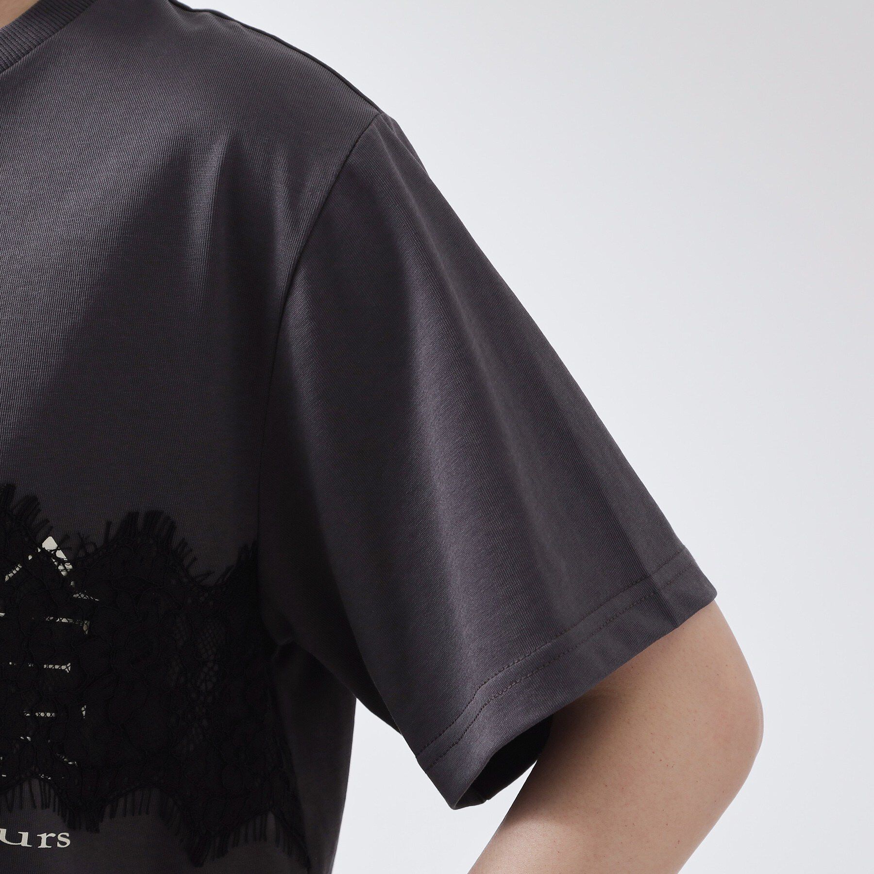 THE SHOP TK「【ひんやり/吸水速乾】ロゴレースカバーリングTシャツ」|Tシャツ・カットソー|