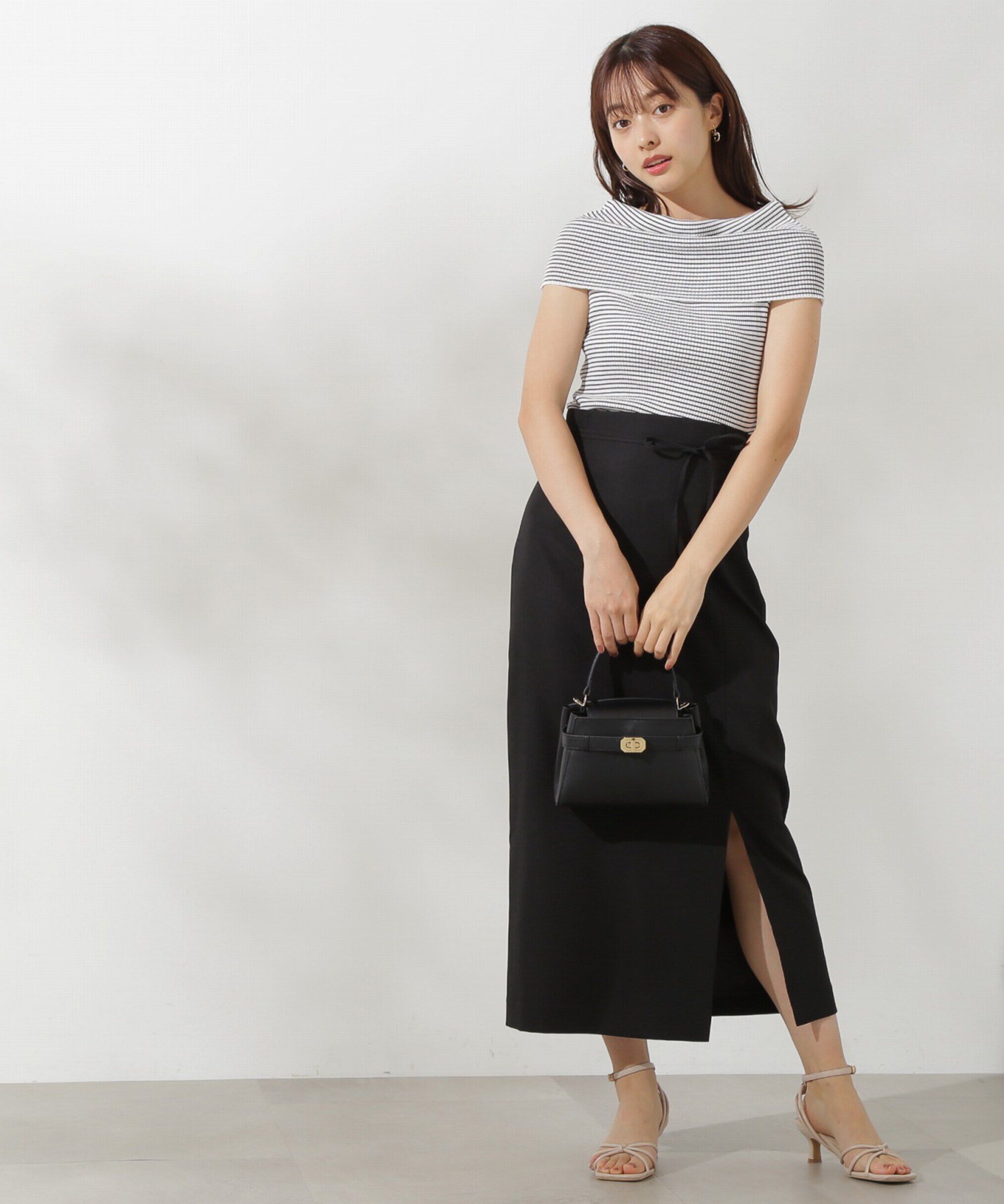 PROPORTION BODY DRESSING「オフショルノースリニット」|ニット・セーター|