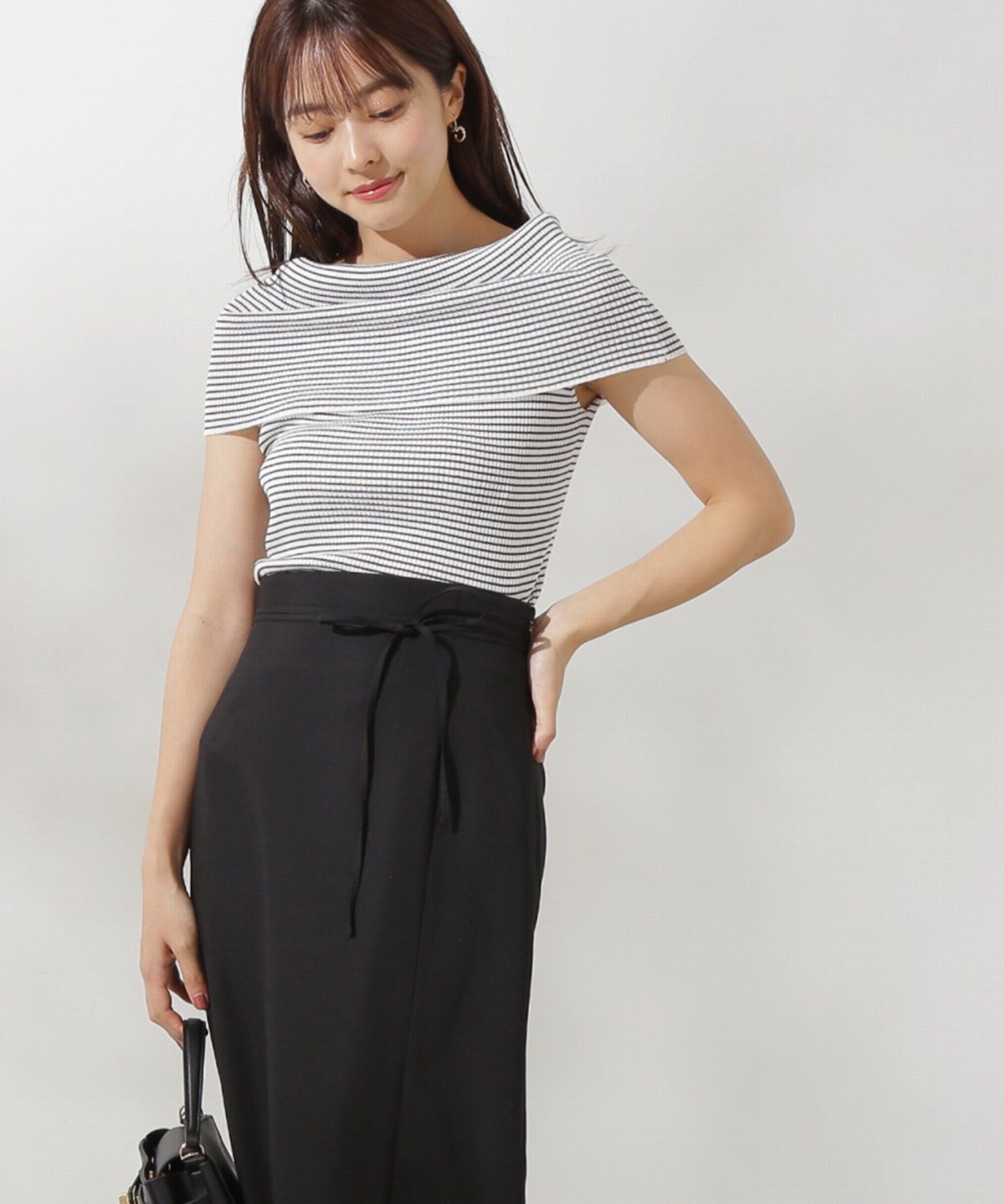 PROPORTION BODY DRESSING「オフショルノースリニット」|ニット・セーター|