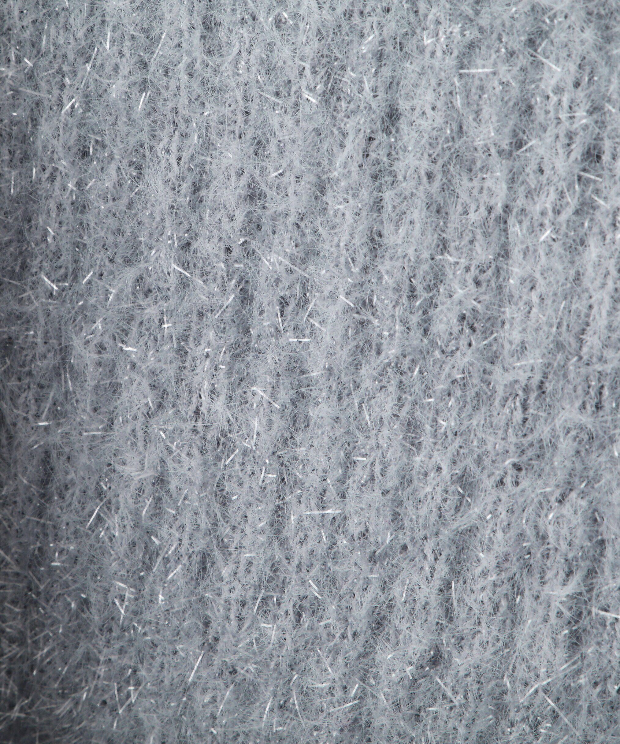 PROPORTION BODY DRESSING「シャイニーフェザーアンサンブルニット　WEB限定カラー：パープル24AW」|ニット・セーター|