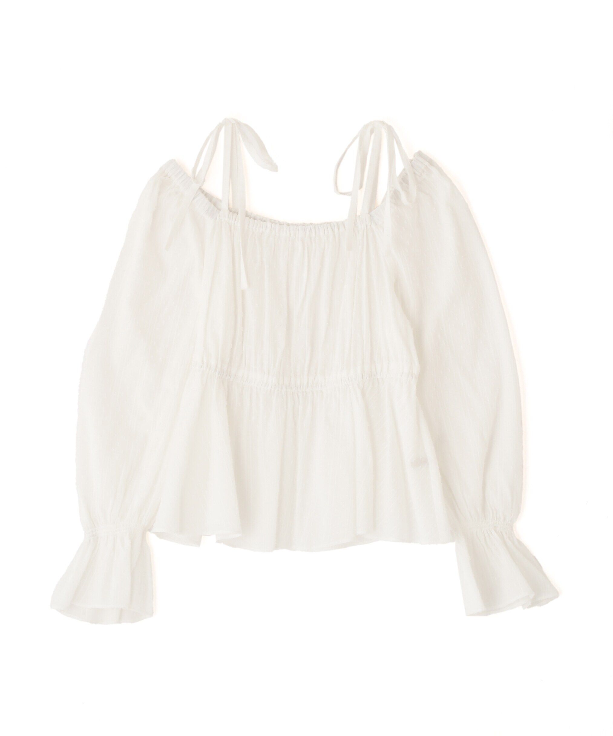 PROPORTION BODY DRESSING「ドットドビーストライプペプラムブラウス」|シャツ・ブラウス|