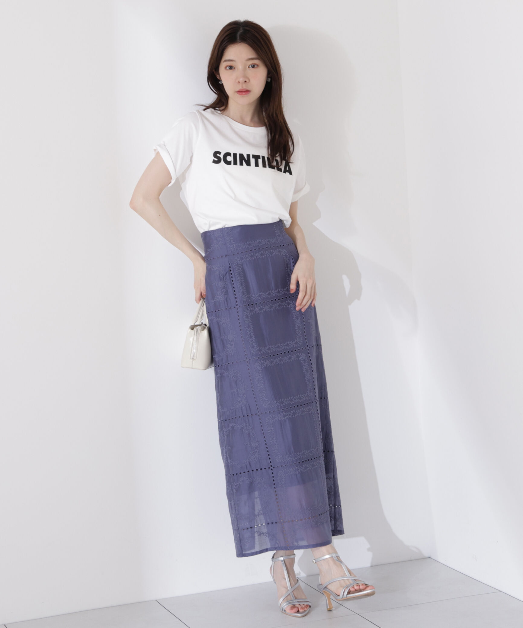 PROPORTION BODY DRESSING「＜ウォッシャブル＞ゴシックロゴTシャツ」|Tシャツ・カットソー|