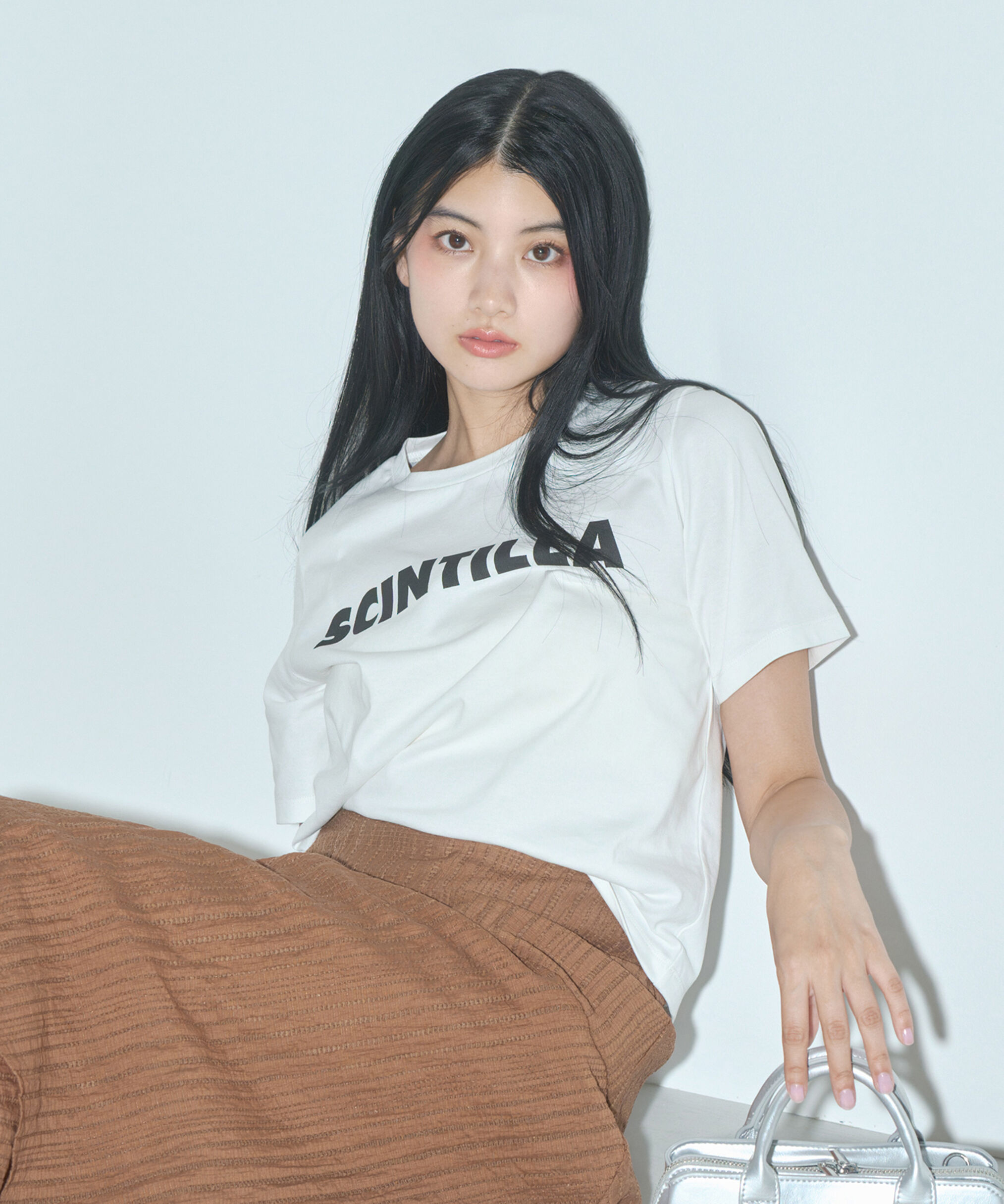 PROPORTION BODY DRESSING「＜ウォッシャブル＞ゴシックロゴTシャツ」|Tシャツ・カットソー|