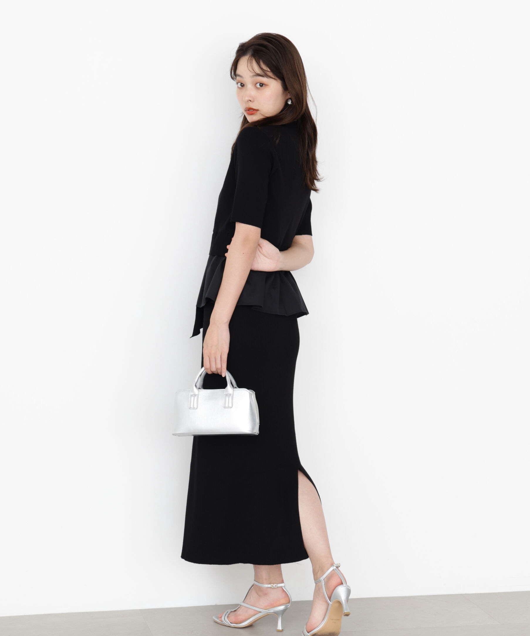 PROPORTION BODY DRESSING「レイヤード風ニットセットアップ」|ワンピース|