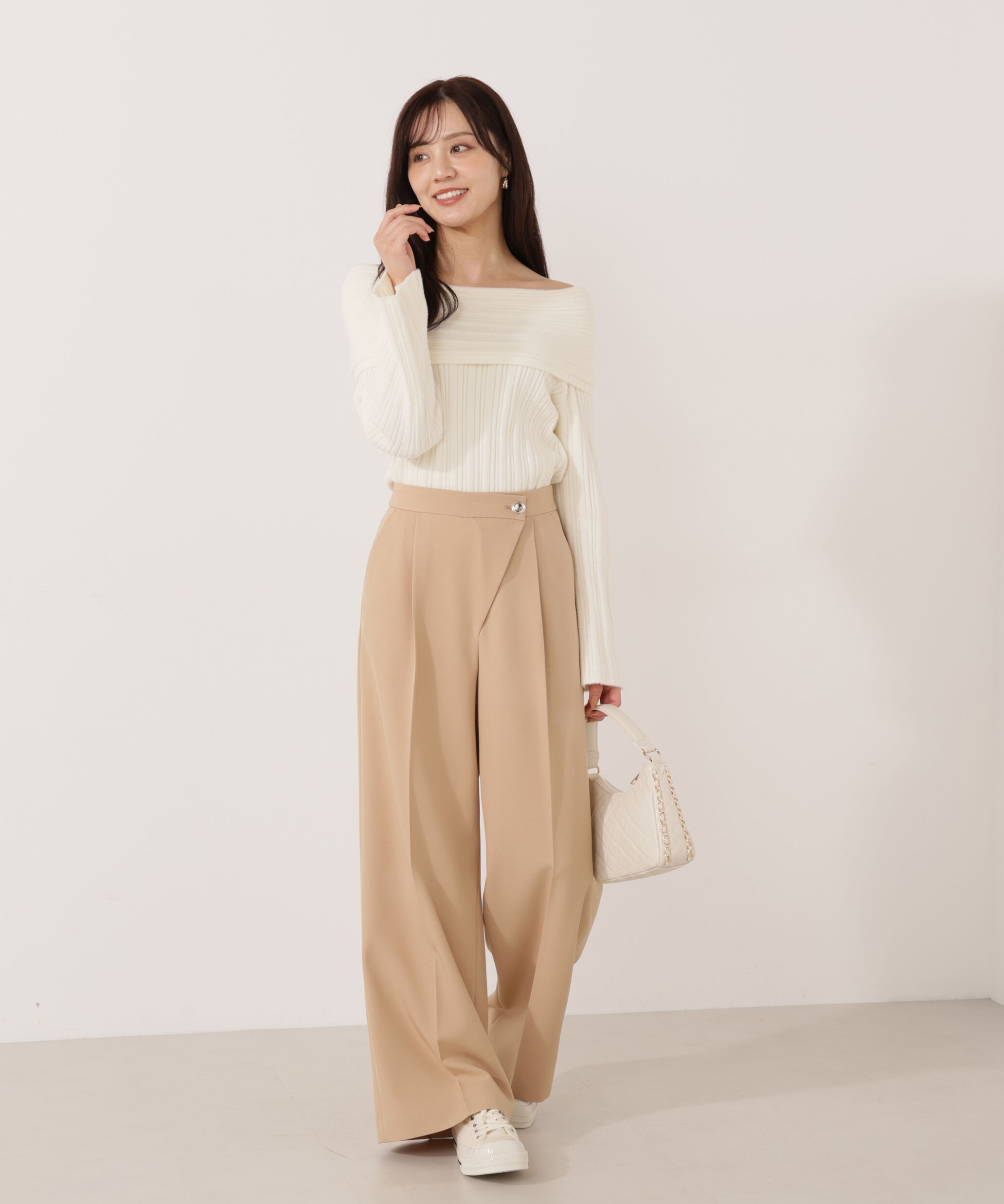 PROPORTION BODY DRESSING「ハイウエストラップパンツ　25AW」|その他|