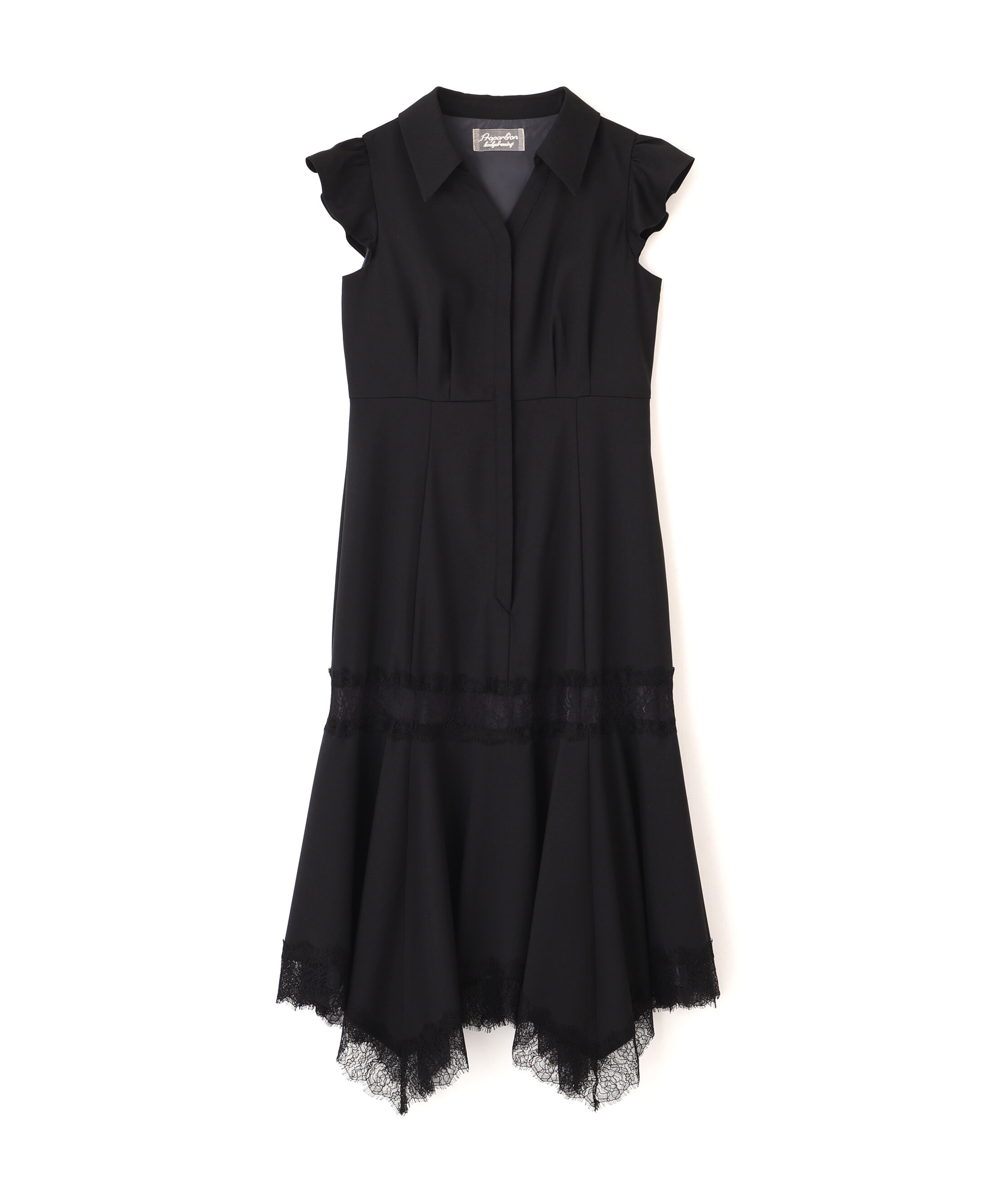 PROPORTION BODY DRESSING「レーストリムシャツワンピース」|ワンピース|