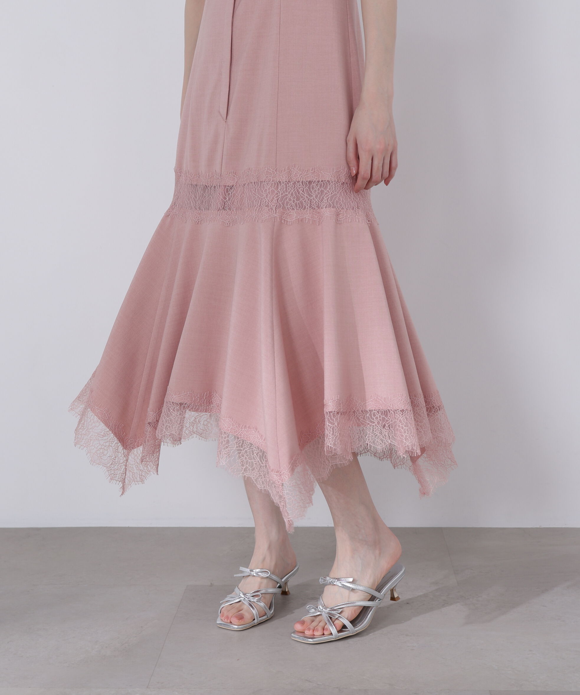 PROPORTION BODY DRESSING「レーストリムシャツワンピース」|ワンピース|