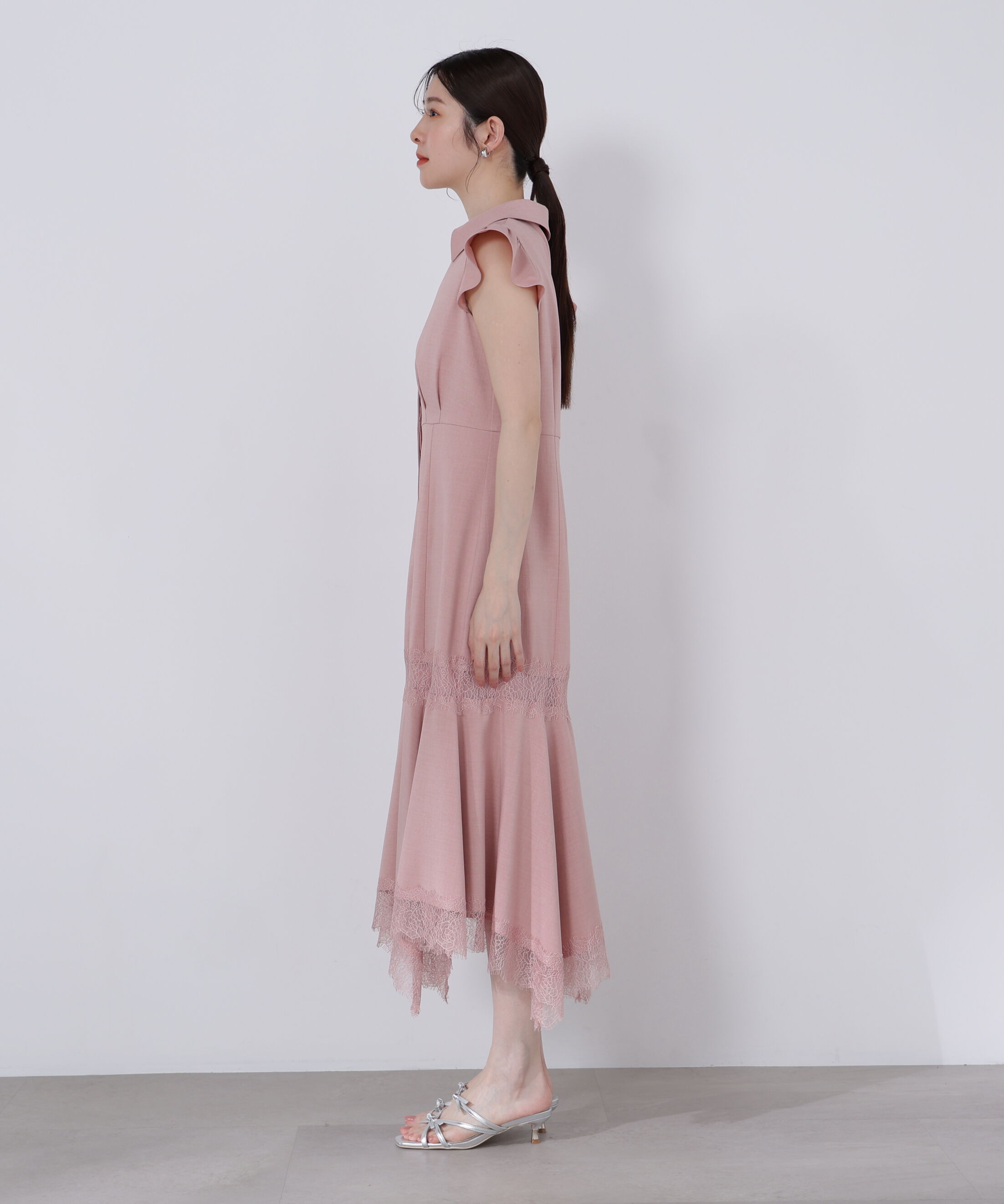 PROPORTION BODY DRESSING「レーストリムシャツワンピース」|ワンピース|