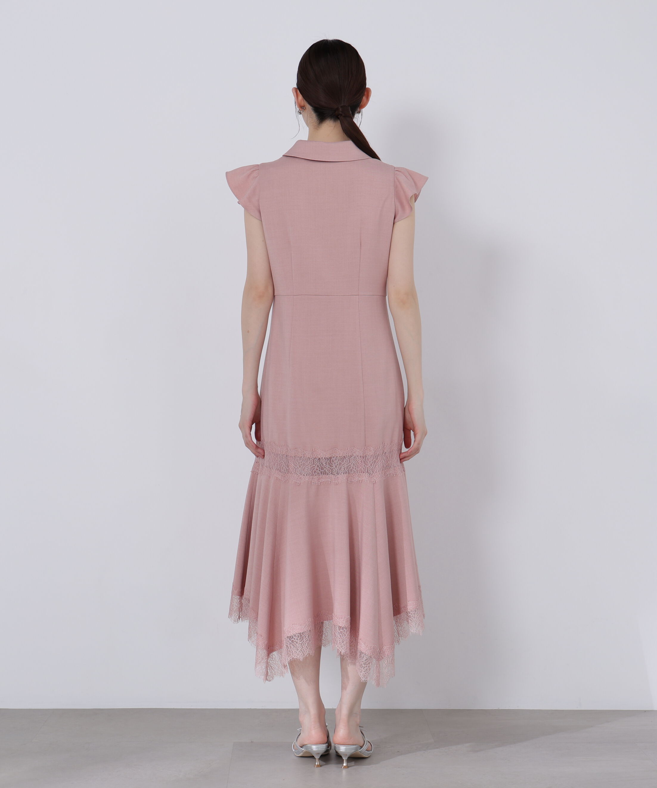PROPORTION BODY DRESSING「レーストリムシャツワンピース」|ワンピース|