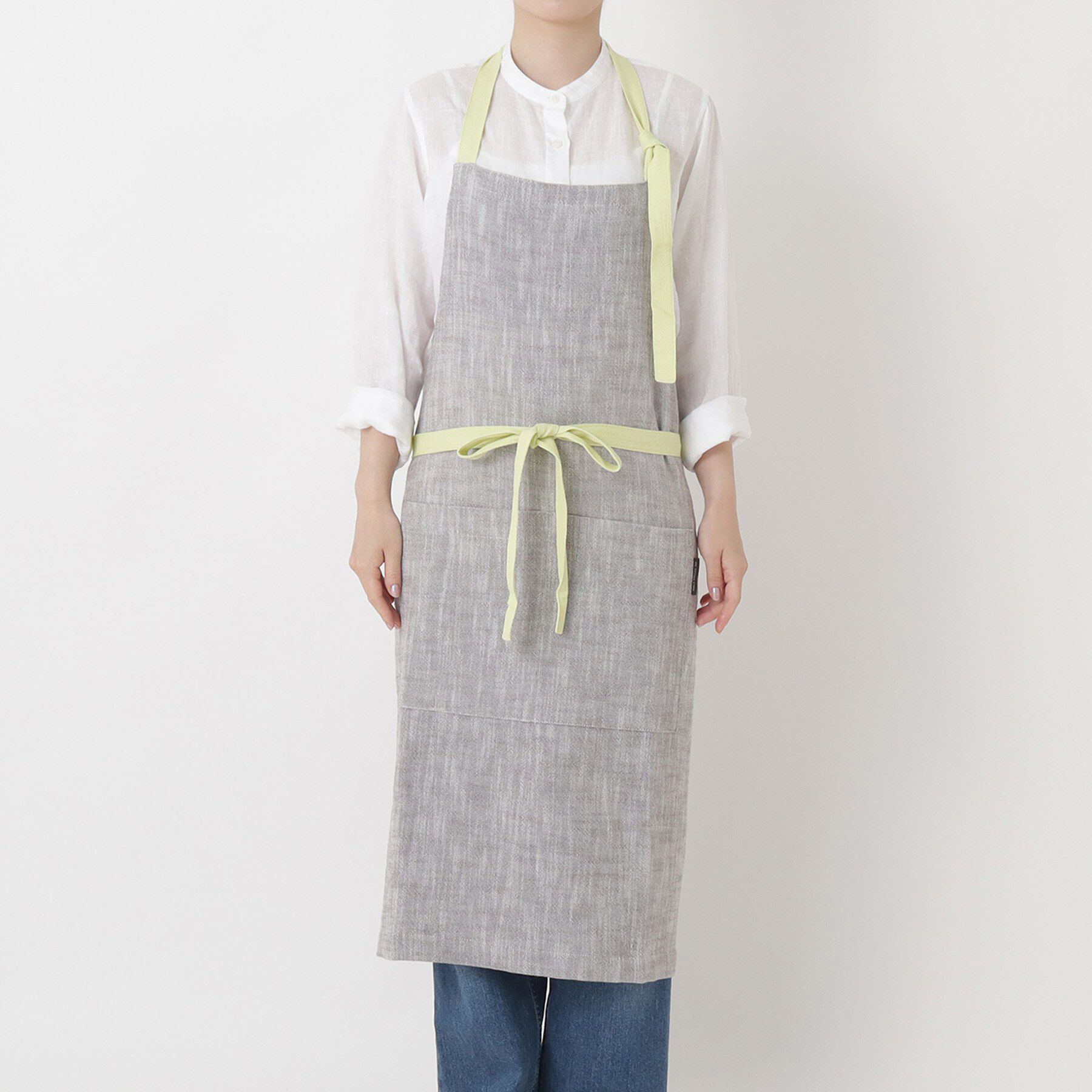 212 KITCHEN STORE「シャンブレーエプロン GY」|食器・キッチングッズ|