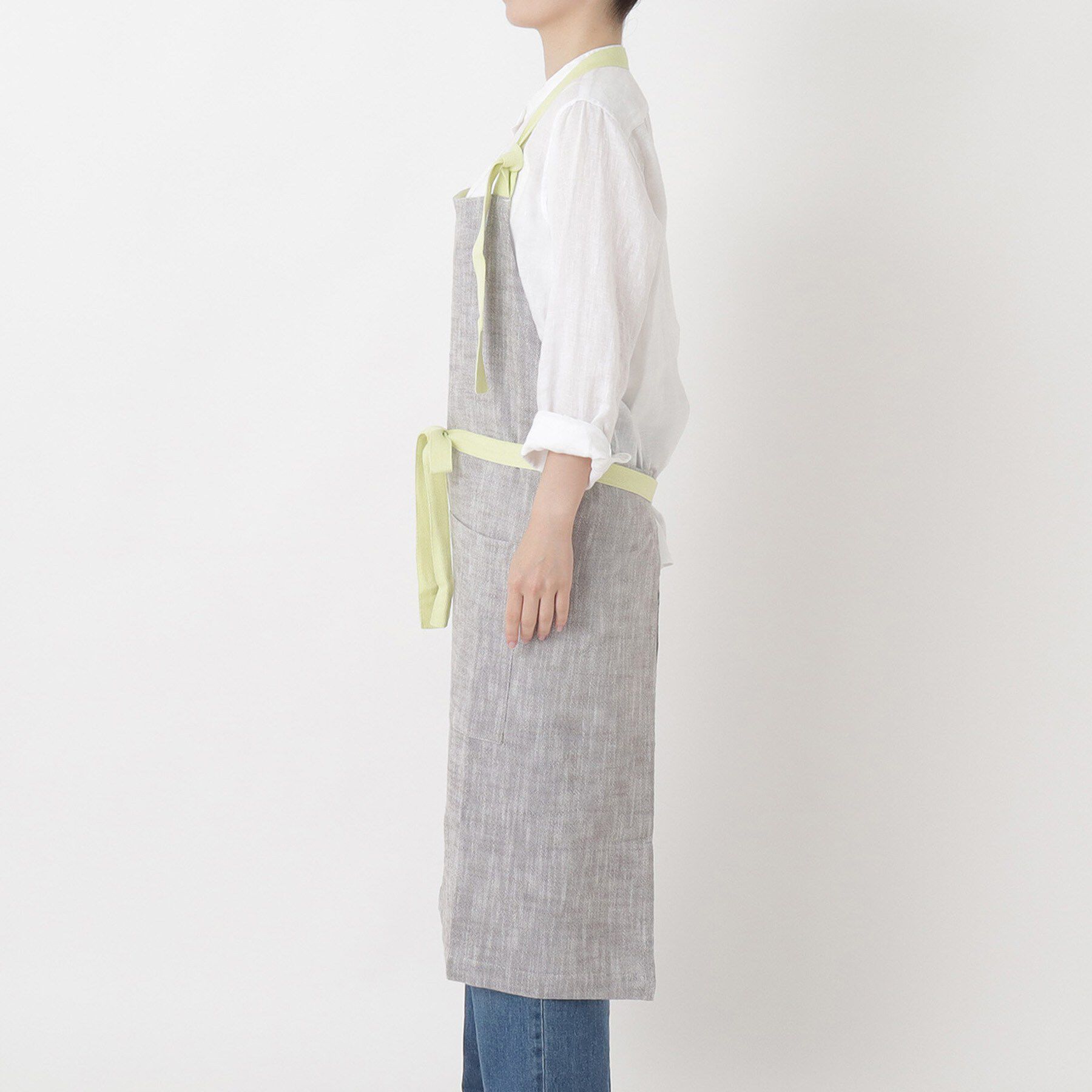 212 KITCHEN STORE「シャンブレーエプロン GY」|食器・キッチングッズ|