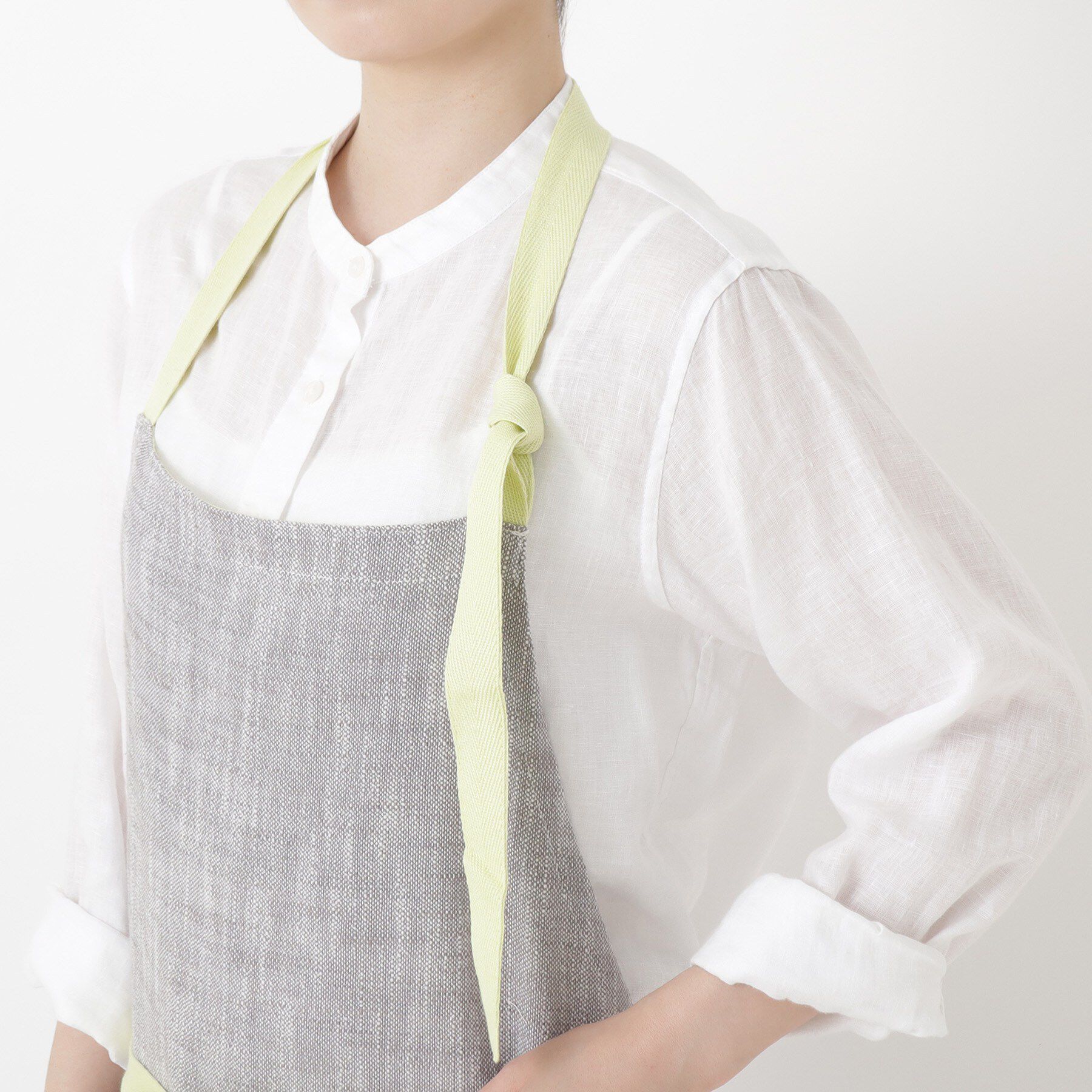 212 KITCHEN STORE「シャンブレーエプロン GY」|食器・キッチングッズ|