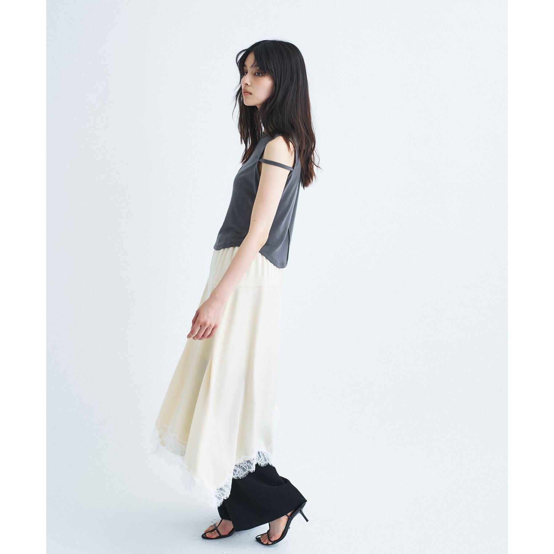 CODE A「lingerie mood lace skirt」|スカート|