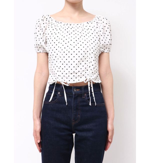 EMODA「2WAY STRING RIBBON TOP」|Tシャツ・カットソー|