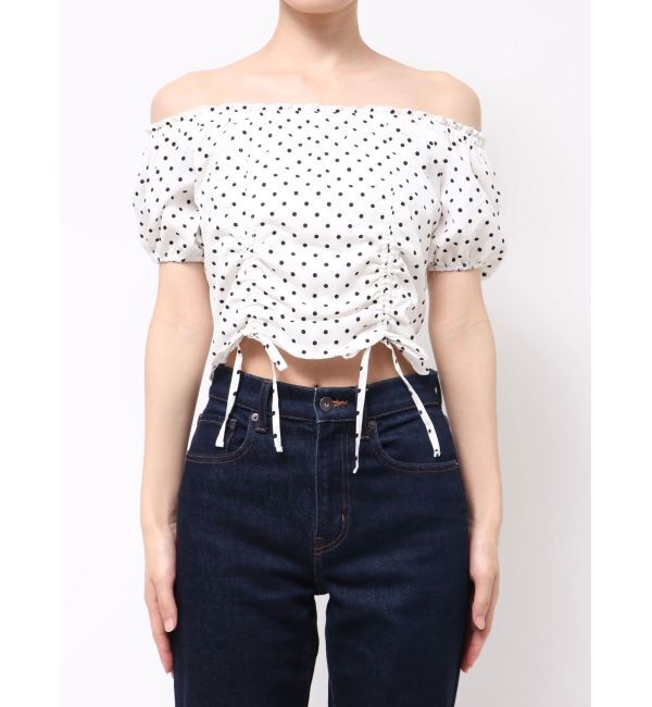 EMODA「2WAY STRING RIBBON TOP」|Tシャツ・カットソー|