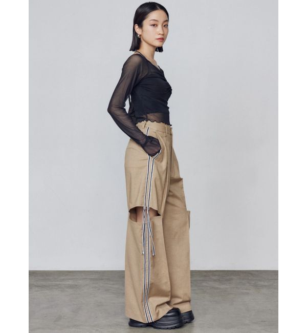 EMODA「ストラップシアートップス」|Tシャツ・カットソー|