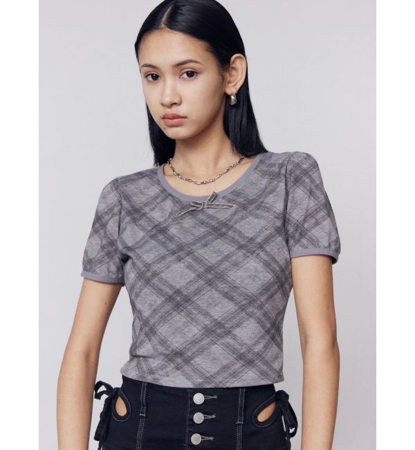 EMODA「ミニリボントップス」|Tシャツ・カットソー|