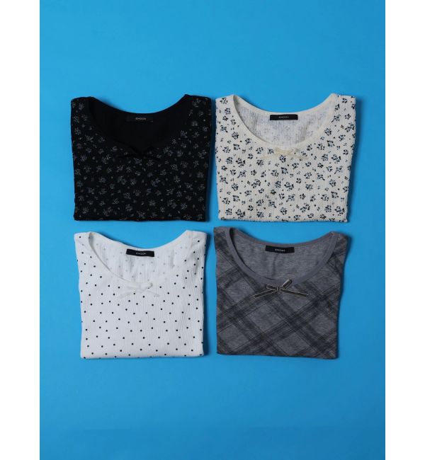 EMODA「ミニリボントップス」|Tシャツ・カットソー|