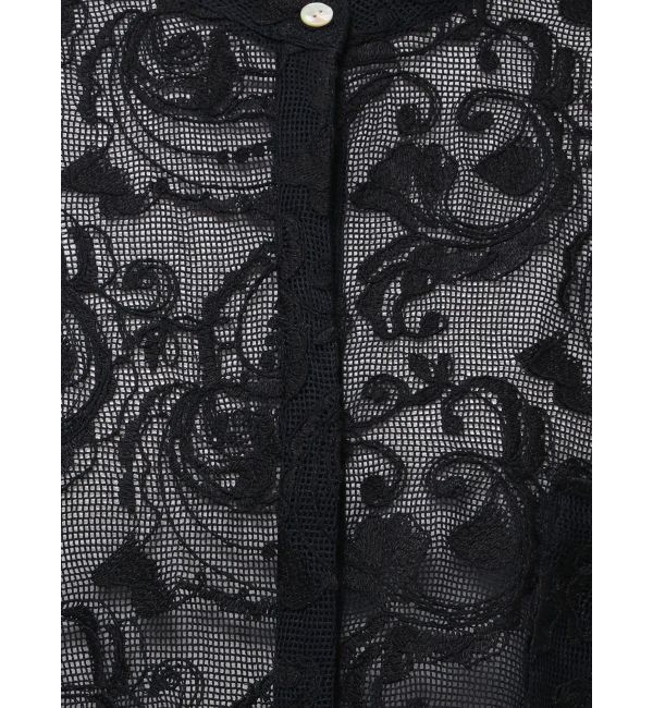 Ungrid「レース刺繍ルーズシャツ」|シャツ・ブラウス|