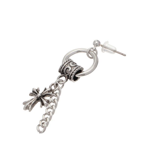 EVRIS「CHAIN CROSS MOTIF ピアス」|ピアス|
