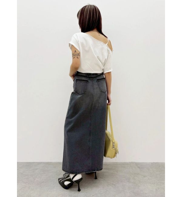 EVRIS「モチーフワンショルダーグラフィックトップス」|Tシャツ・カットソー|