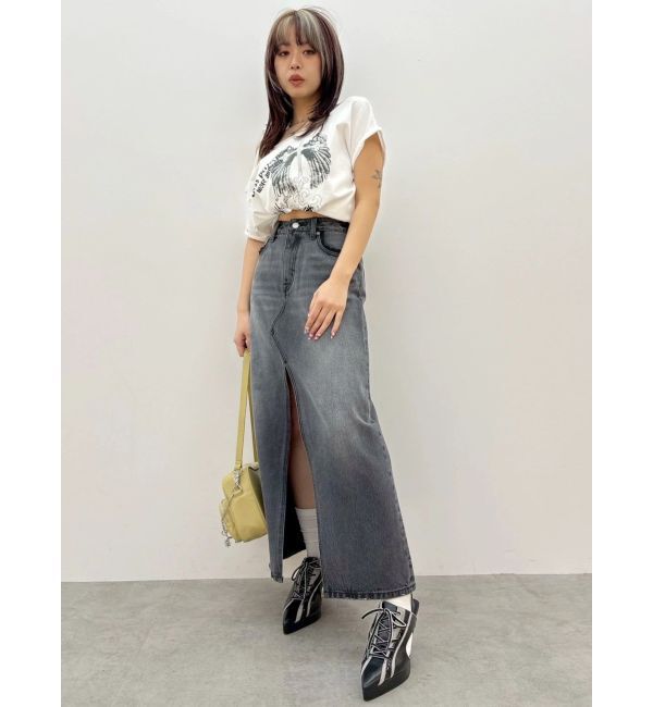 EVRIS「モチーフワンショルダーグラフィックトップス」|Tシャツ・カットソー|
