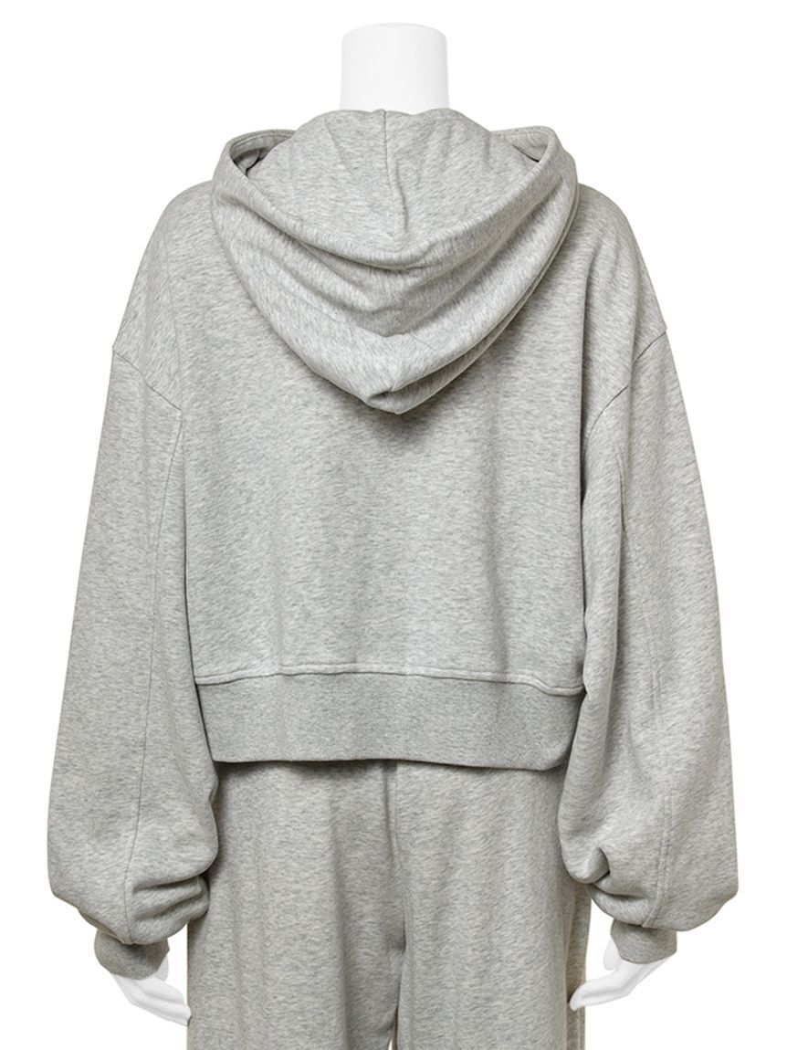 emmi atelier「【W&T】ジップアップフーディー/コンパクトサイズ【セットアップ対応】」|パーカー|