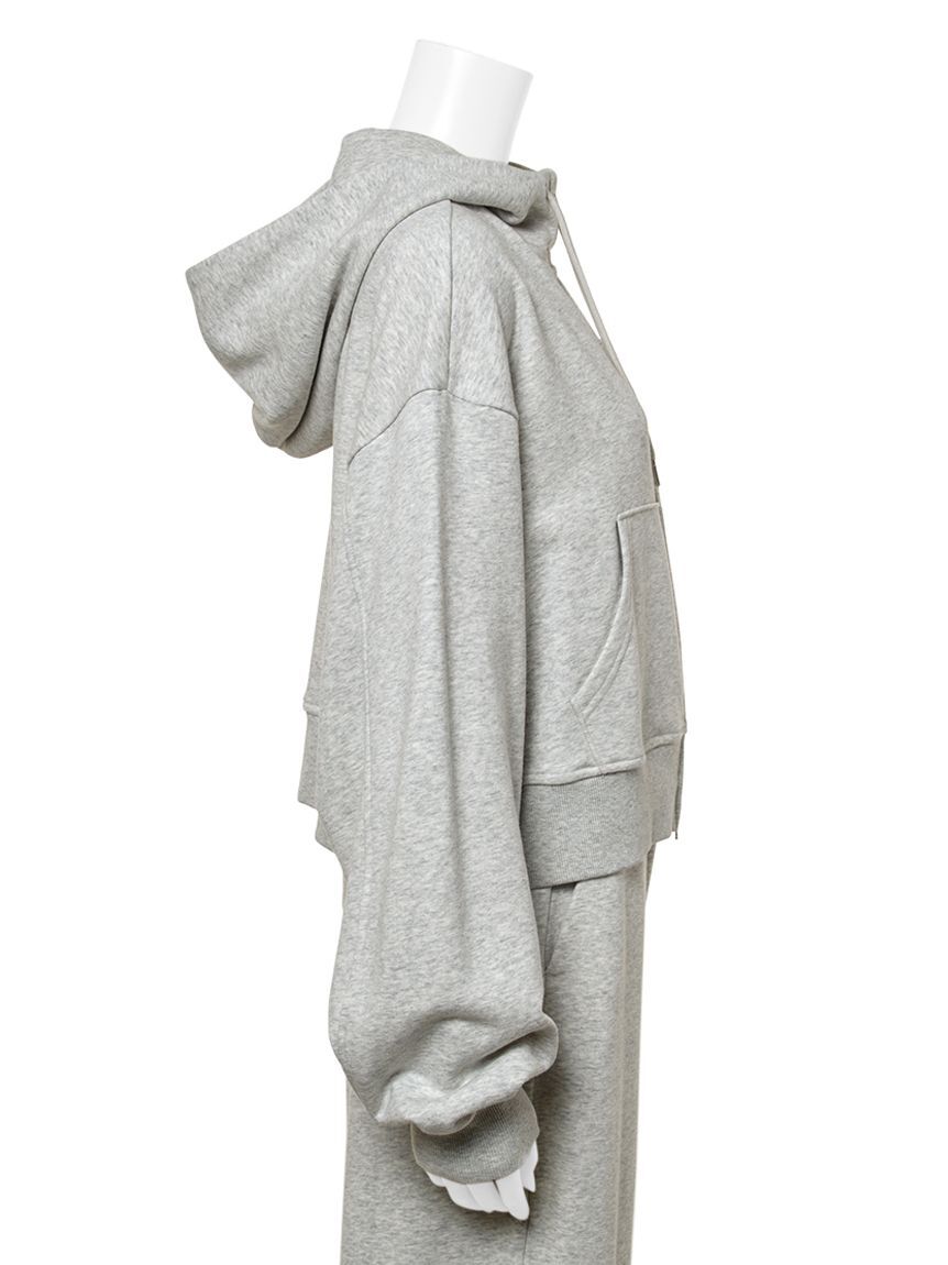 emmi atelier「【W&T】ジップアップフーディー/コンパクトサイズ【セットアップ対応】」|パーカー|