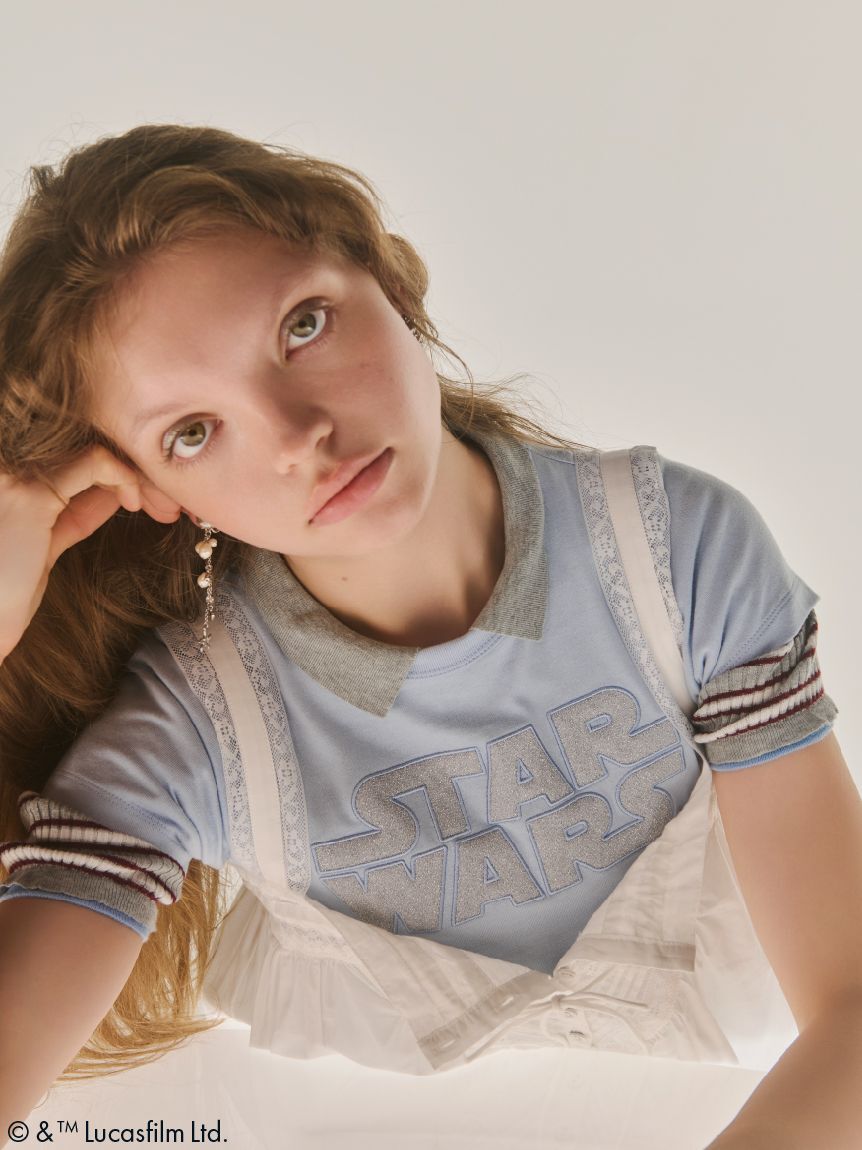 FURFUR「【STAR WARS(TM)】アップリケロゴTシャツ」|Tシャツ・カットソー|