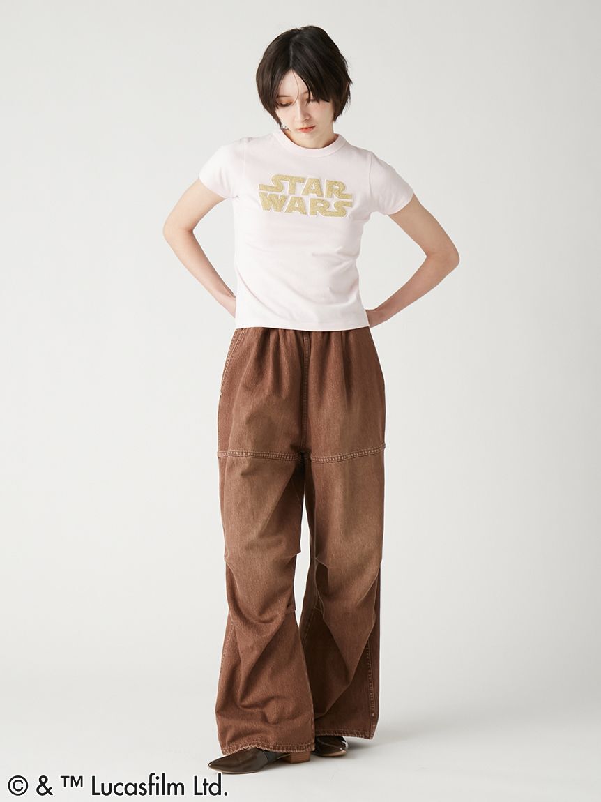 FURFUR「【STAR WARS(TM)】アップリケロゴTシャツ」|Tシャツ・カットソー|