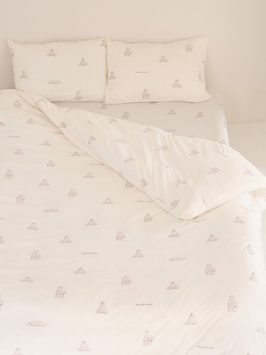 gelato pique Sleep「【IFMC.】【Sleep】総柄プリント寝具３点セット（ダブル）」|その他|