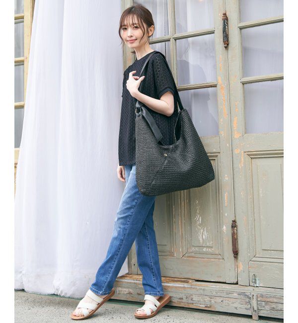 ikka「雑材ノットショルダーバッグ」|その他|