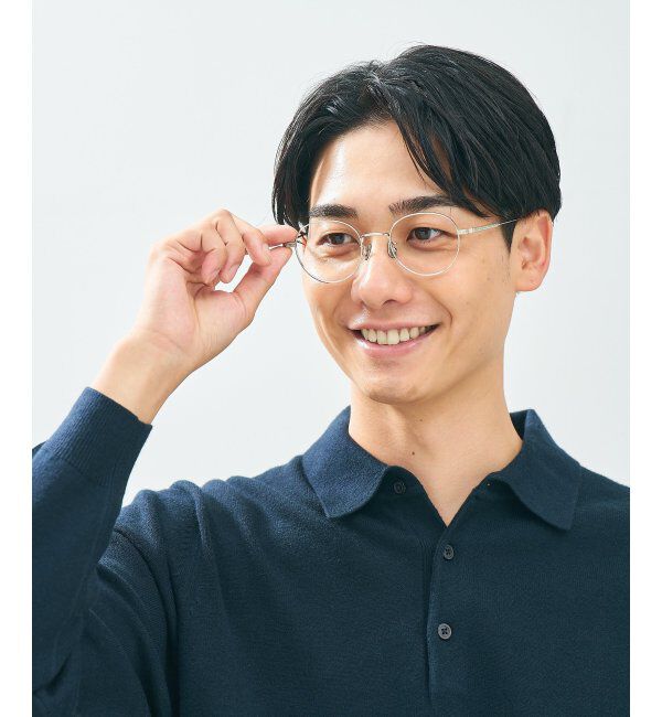  「Zoff｜UNITED ARROWS メガネ | [Stylish] チタン 伊達メガネ ユナイテッドアローズ   レンズ交換券付」|メガネ|