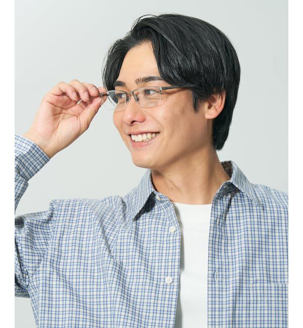  「スクエア型 メガネ | 軽量 眼鏡 伊達メガネ おしゃれ 読書 ビジネス STANDARD レンズ交換券付」|メガネ|