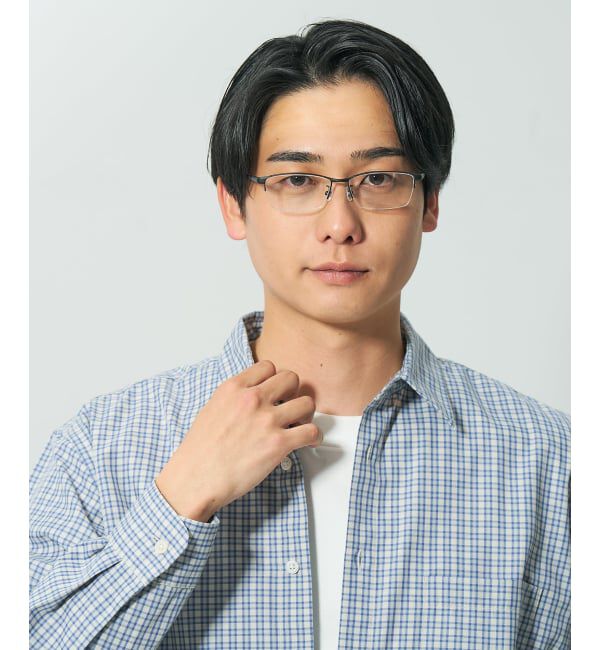  「スクエア型 メガネ | 軽量 眼鏡 伊達メガネ おしゃれ 読書 ビジネス STANDARD レンズ交換券付」|メガネ|