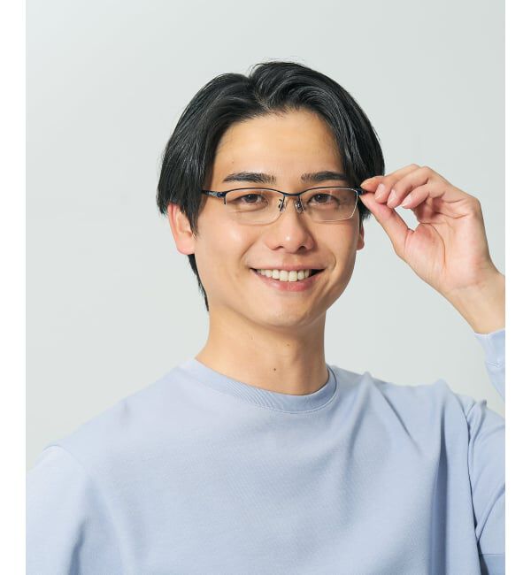  「スクエア型 メガネ | 軽量 眼鏡 伊達メガネ おしゃれ 読書 ビジネス STANDARD レンズ交換券付」|メガネ|