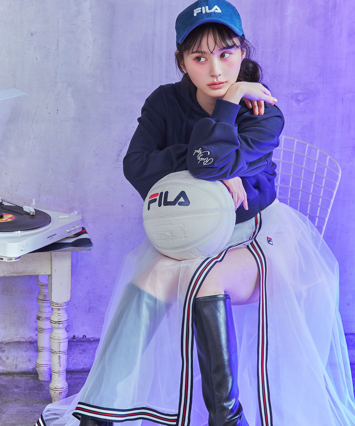 REDYAZEL「[FILA&times;REDYAZEL]ﾁｭｰﾙﾚｲﾔｰﾄﾞｼｮｰﾄﾊﾟﾝﾂ&times;ﾄﾘｺﾛｰﾙﾗｲﾝ 」|フレア|