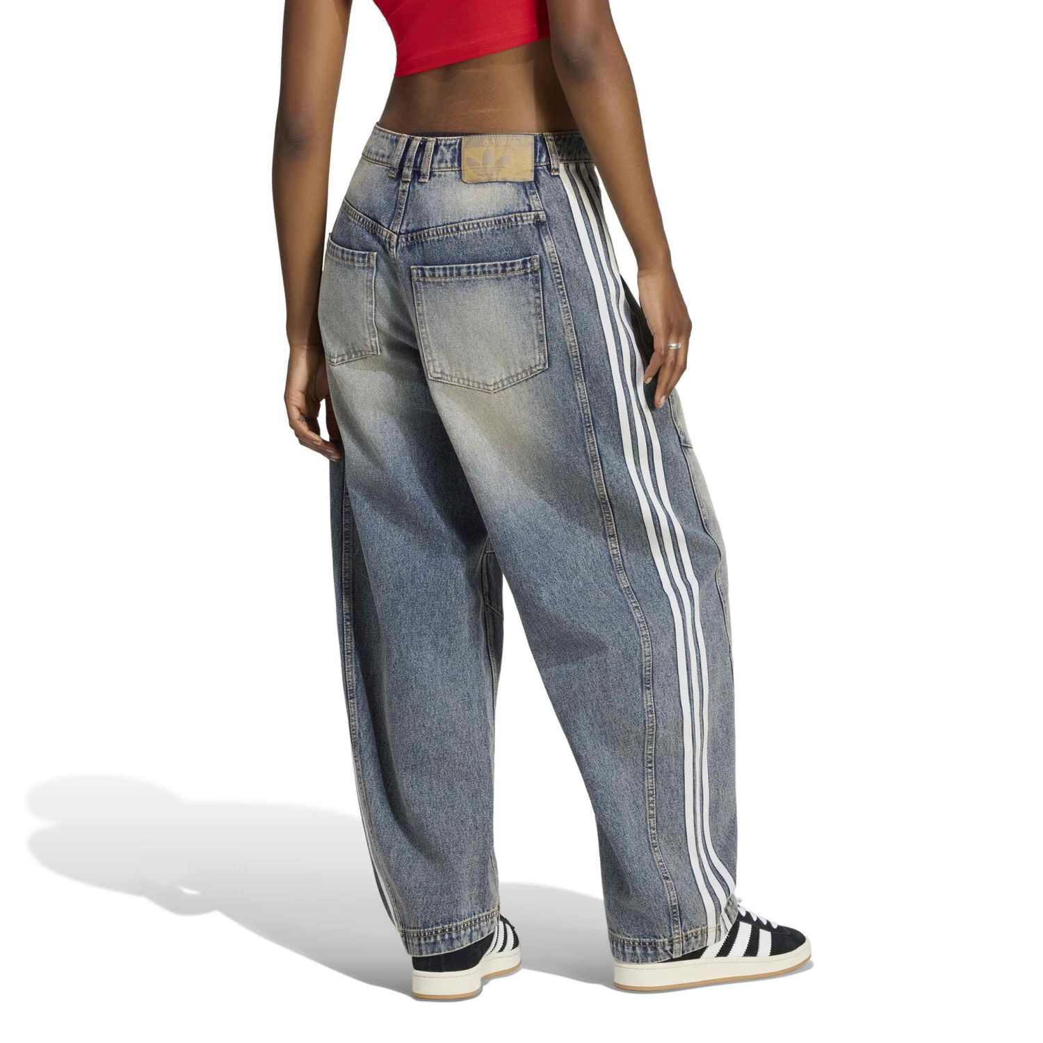 adidas「【ADIDAS ｳｪｱ】W DENIM BARREL PT(BADIGIRL)」|チノ|